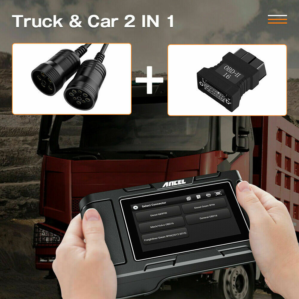 Ancel HD3100 24V Heavy Duty Truck OBD2 Scanner All System Secondary image