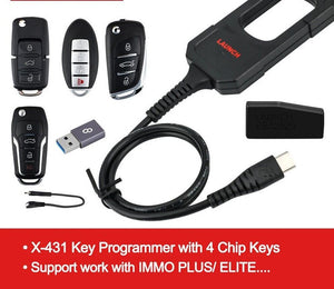 LAUNCH X431 4 Keys Set IMMO Programming Tools work with X431 PAD V/ IMMO ELITE