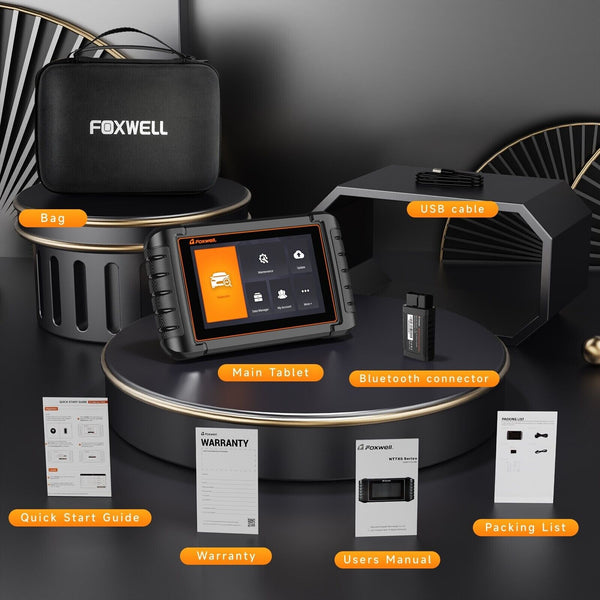 Foxwell NT809BT OBD2 Bluetooth Car Diagnostic Scan Tool Active Tests