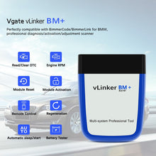 Load image into Gallery viewer, OBD2 Vgate vLinker BM ELM327 For BMW Scanner wifi OBD 2 Car Diagnostic