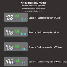 Load image into Gallery viewer, Mirror HUD MX20 Head Up Display OBD2 Winshield Speedometer RPM Speed Projector - Auto Lines Australia