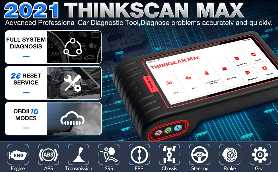 Thinkcar Thinktool Max OBD2 Scanner Professional Full System OBD Diagnostic Tool