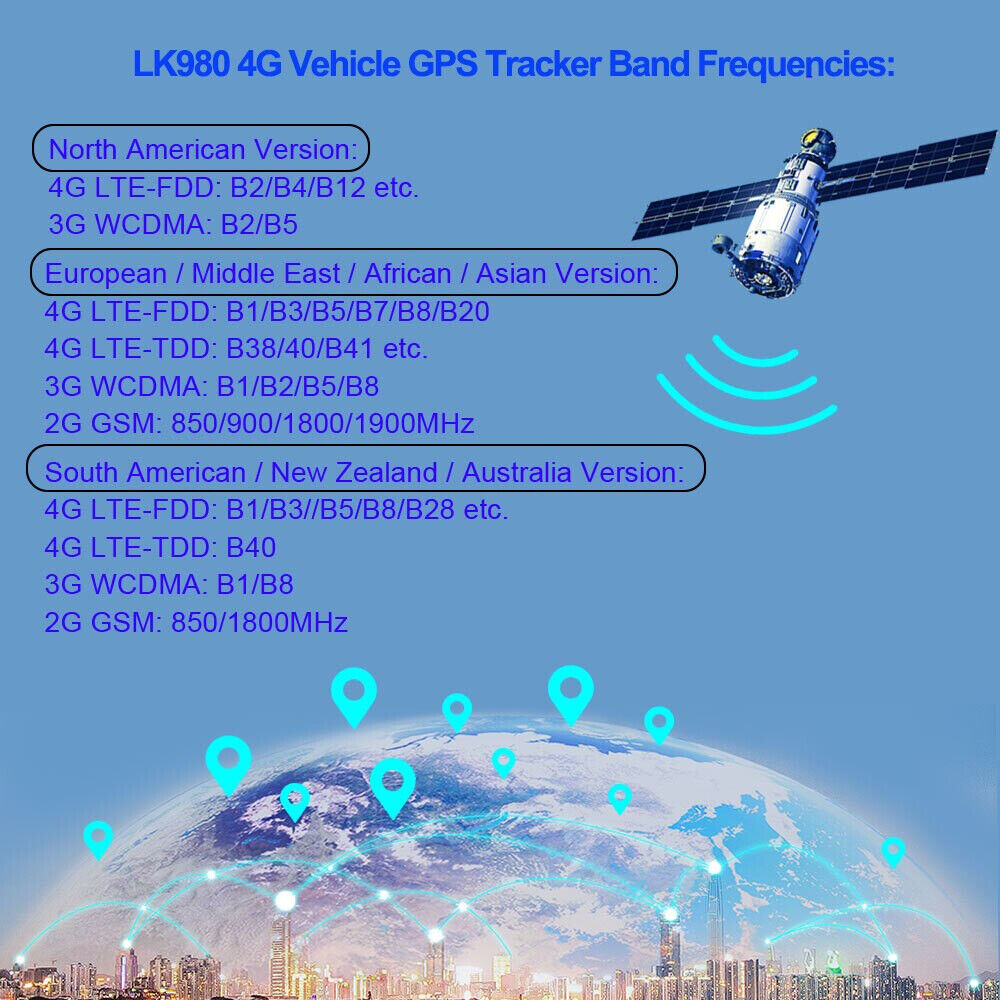 4G LTE Car GPS Tracker Cut Off Oil Remotely Two-way Talk SOS Alarm Motorcycle Secondary image
