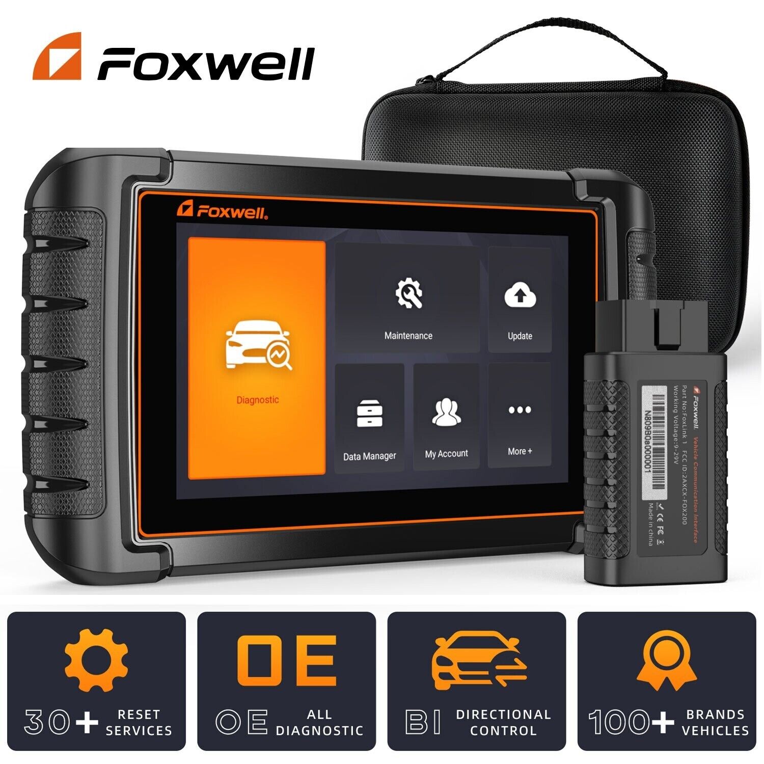 Foxwell NT809BT OBD2 Bluetooth Car Diagnostic Scan Tool Active Tests Secondary image