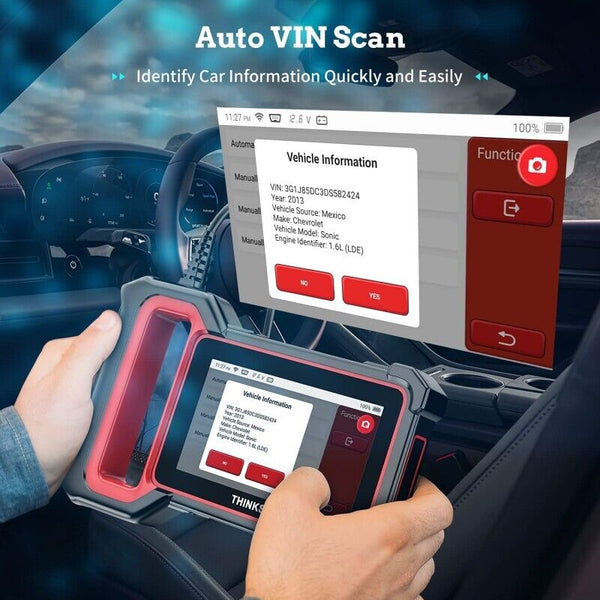 THINKCAR Thinkscan Plus S2 OBD2 Scanner Car ABS SRS ECM Diagnosis Oil DPF Reset