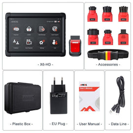 Ancel X6 HD OBD2 Scanner Heavy Duty Truck Diagnostic Scanner Tool Full System - Auto Lines Australia