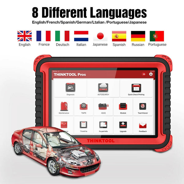 Thinkcar Thinktool Pros OBDII Car Automotive Diagnostic Tool OBD2 Scanner OBD 2