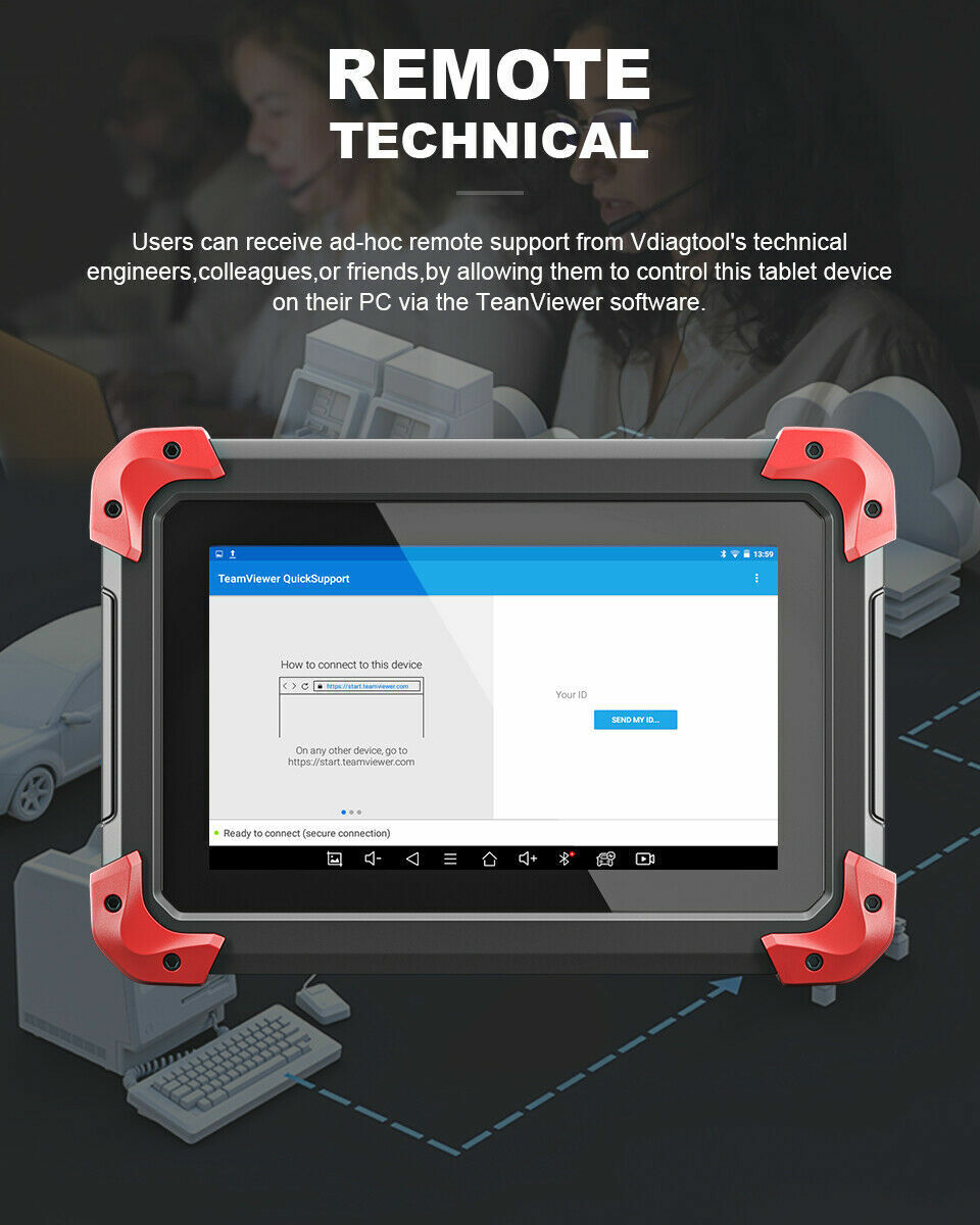XTOOL D7 Car OBD2 All System Diagnostic Key Programming VIN Scanner ABS BMS IMMO - Auto Lines Australia