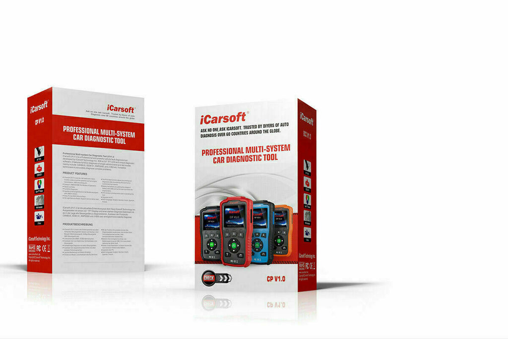 ICARSOFT CP V1.0 OBD2 DIAGNOSTIC CODE SCANNER RESET TOOL FOR CITROEN PEUGEOT. F5