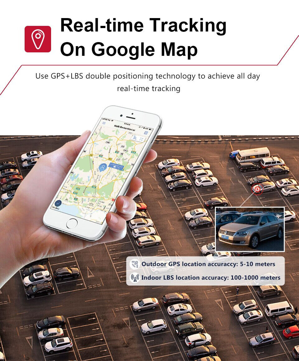 4G LTE Car GPS Tracker Cut Off Oil Remotely Two-way Talk SOS Alarm Motorcycle