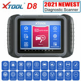 XTOOL D8 Auto OBD2 All System Diagnostic Scanner
