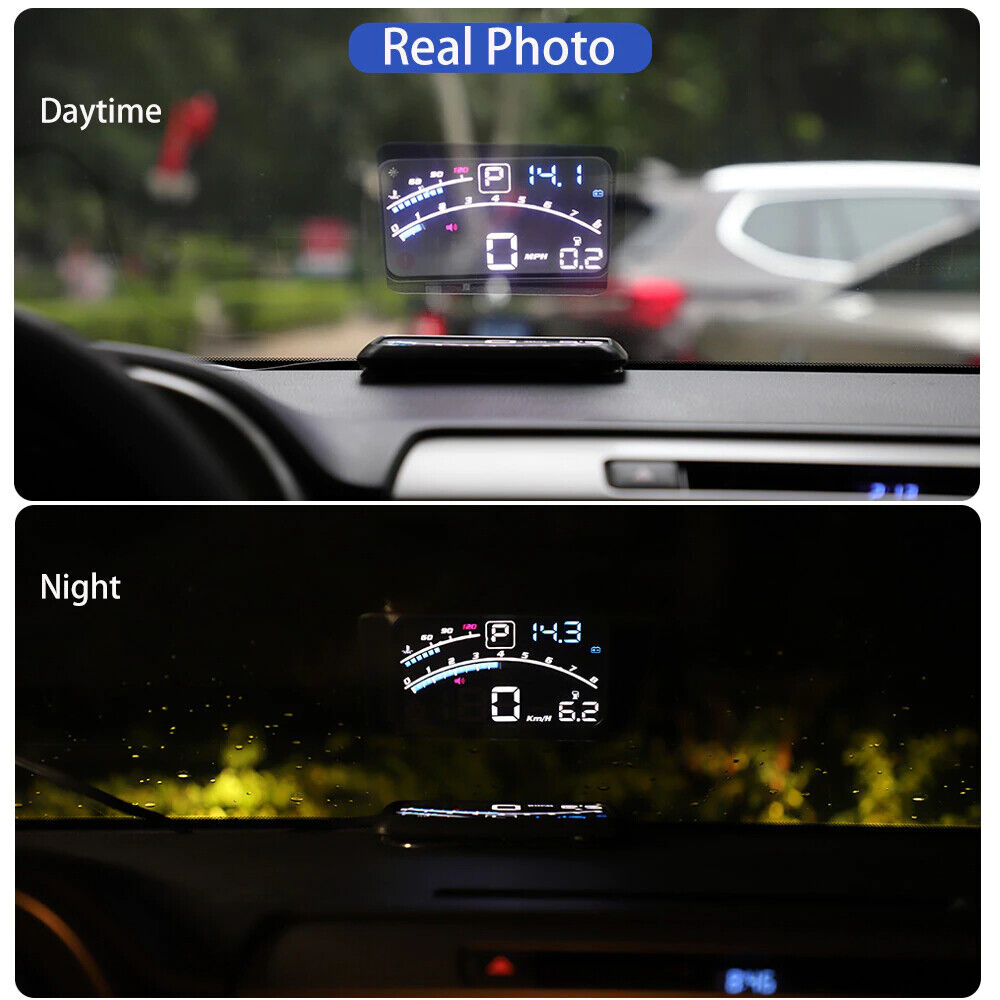 Vjoycar V41 Newest Head Up Display Car OBDII EUOBD 5.5" Windshield