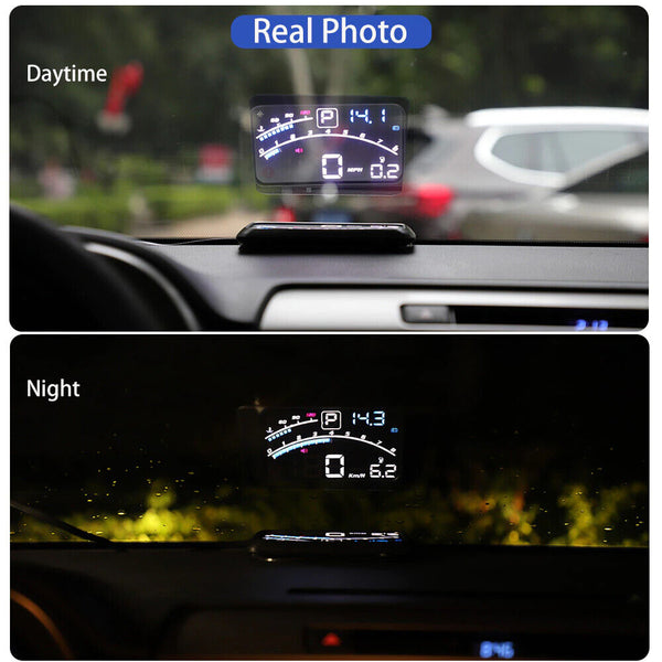 Vjoycar V41 Newest Head Up Display Car OBDII EUOBD 5.5" Windshield