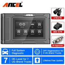 Load image into Gallery viewer, ANCEL HD3100 PRO Heavy Duty Diesel Truck Diagnostic Scanner Full System DPF OBD2