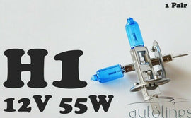 H1 12V 55W Xenon White 6000K Light Fog Car Headlight Lamp Globes Bulbs LED HID