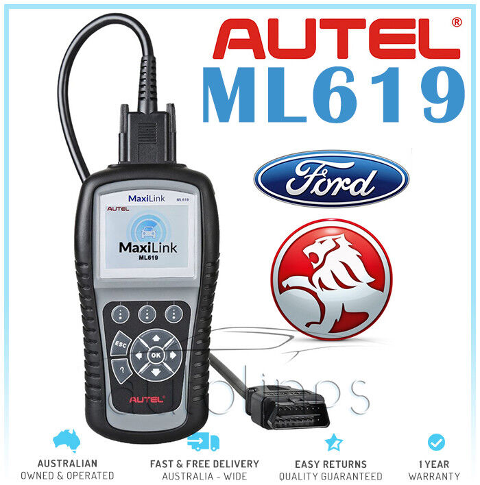 AUTEL AL619/ML619 OBD2 ABS AIRBAG SRS Diagnostic Car Scanner Fault Code Reader