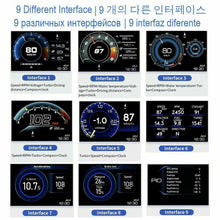 Load image into Gallery viewer, Vjoycar V60 Newest Head Up Display Auto Display OBD2+GPS Smart Car HUD Gauge...