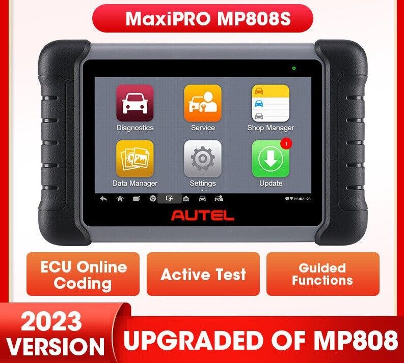 Autel MaxiPRO MP808S MP808 S Bi-Directional OBD2 Scanner ECU Coding Upgrade of  DS808 Secondary image