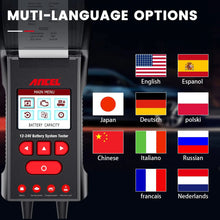 Load image into Gallery viewer, ANCEL BST600 12V/24V Car Battery Tester 100-2000 CCA Battery Load Tester Car