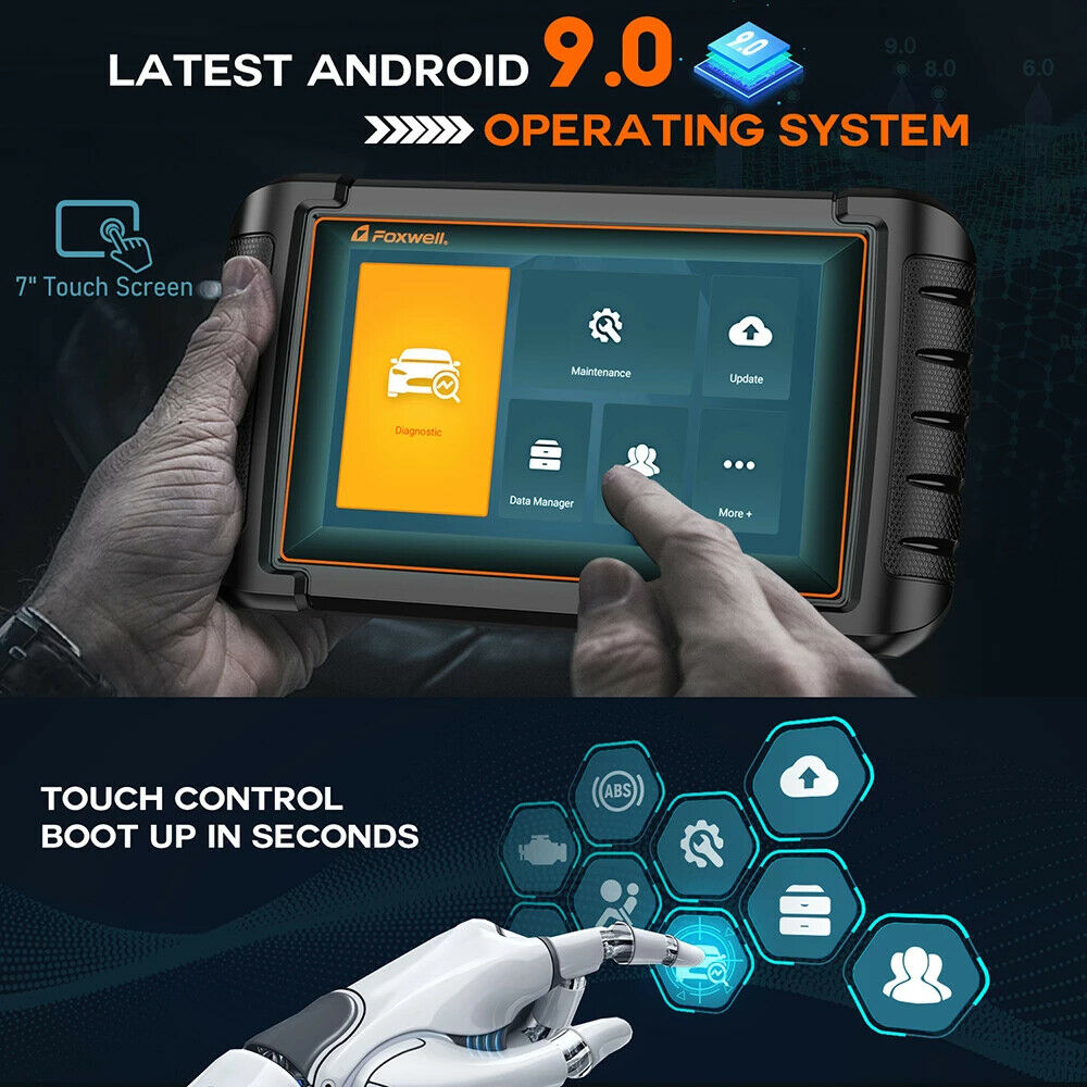 FOXWELL NT809 OBD2 Scanner Automotivo Car Diagnostic Tool All System Code Reader