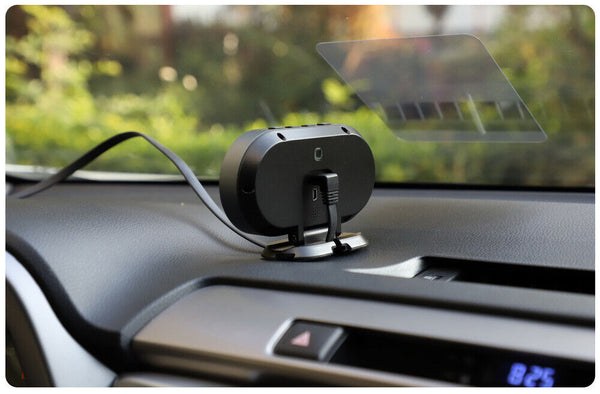 Vjoycar V70 2021 New OBD2 HUD Gauge On-board Computer Digital Security Alarm