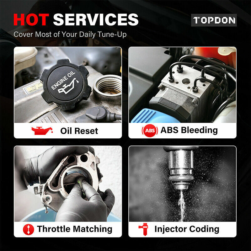 TOPDON ArtiDiag800 OBD2 Car Diagnostic Tool EOBD FULL System Automotive Scanner - Auto Lines Australia