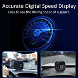 Vjoycar 2022 New Car Vehicles GPS Speedometer HUD Display MPH KMH Clock Compass