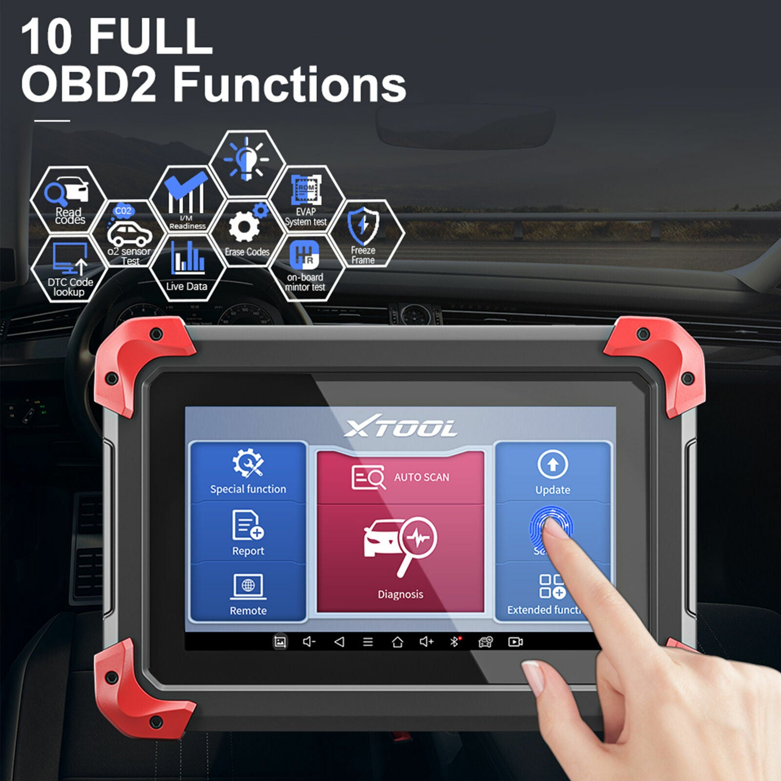 XTOOL D7 Car OBD2 All System Diagnostic Key Programming VIN Scanner ABS BMS IMMO Secondary image