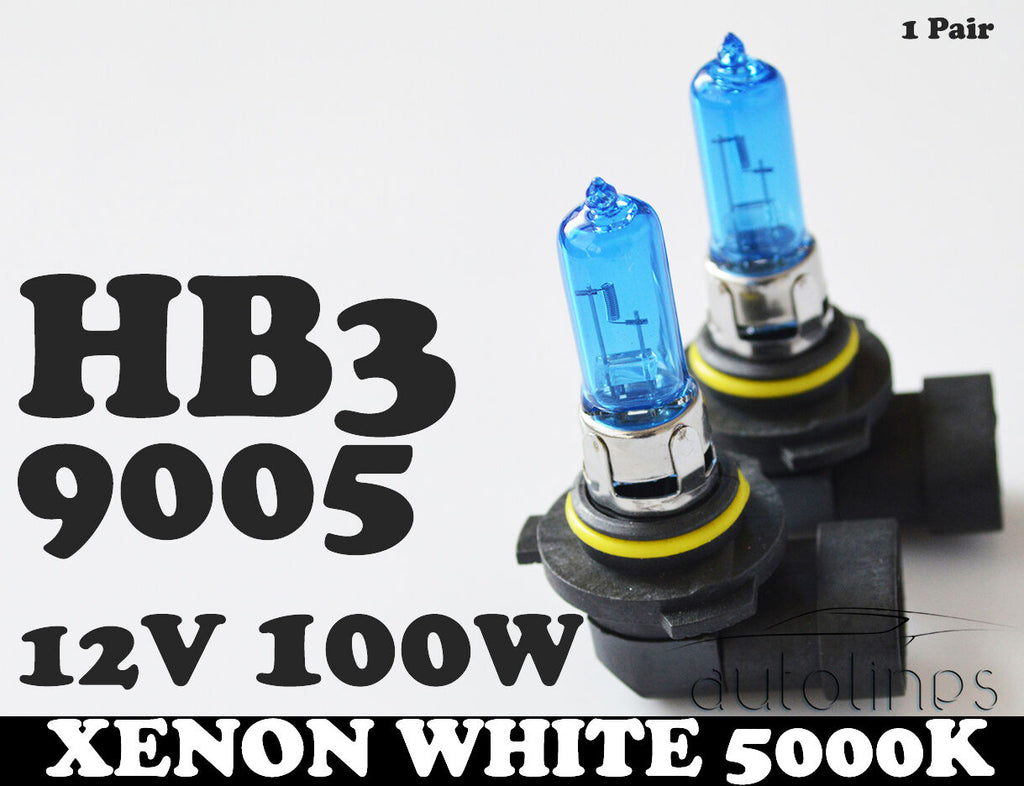 HB3 9005 12V 100W Xenon White 5000K Light Car Headlight Lamp Globes Bu –  Auto Lines Australia