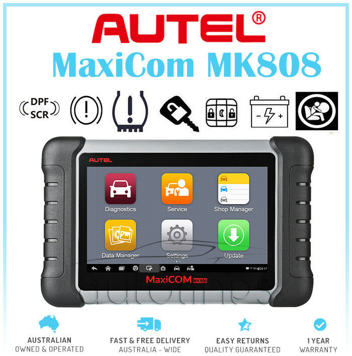 Autel MK808 Automotive OBD2 Diagnostic Scan Tool ABS SRS Car Full System Scanner Secondary image