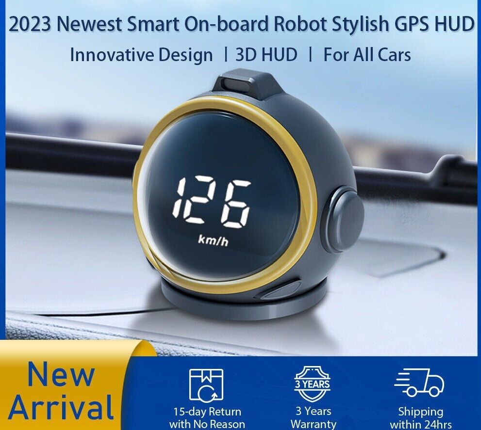 2023 Newest Smart GPS HUD Future-oriented Robot Design Digital Speedometer Main image