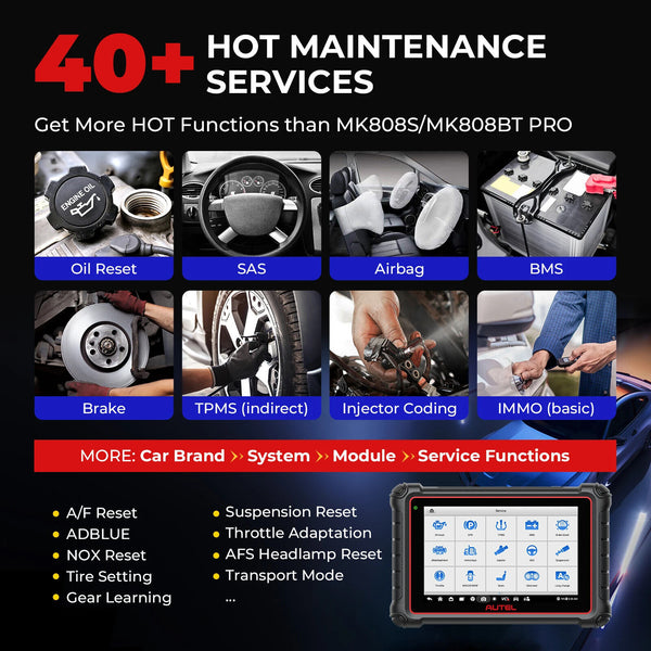 Autel MP900-BT KIT Diagnostic Scanner Automotive OBD1 OBD2 Scan Tools DoIP CANFD