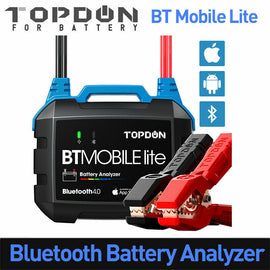 TOPDON Wireless Car Battery Tester Digital Tool AGM BT Mobile Lite Free APP
