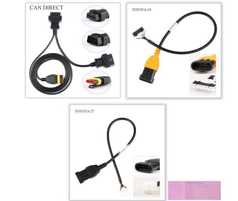 OBDSTAR CAN DIRECT KIT Suitable for TOYOTA-27/24 No Disassembly Cable Working with X300 Secondary image