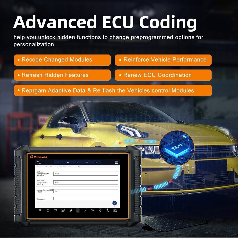 FOXWELL GT65 OBD2 Car Diagnostic Tools All System ECU Coding Active Test Scanner - Auto Lines Australia