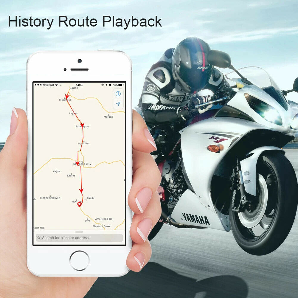 4G LTE GPS Vehicle Tracker Cut Off Oil Engine Motorcycle Live Locator Tracking