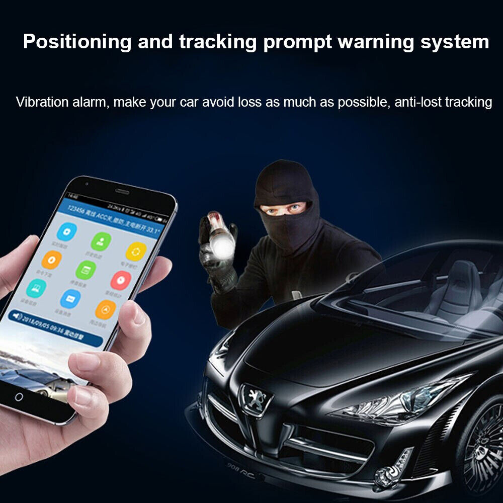 4G LTE GPS Car OBD Locator OBDii Diagnostic Tracker Tool DTC Code