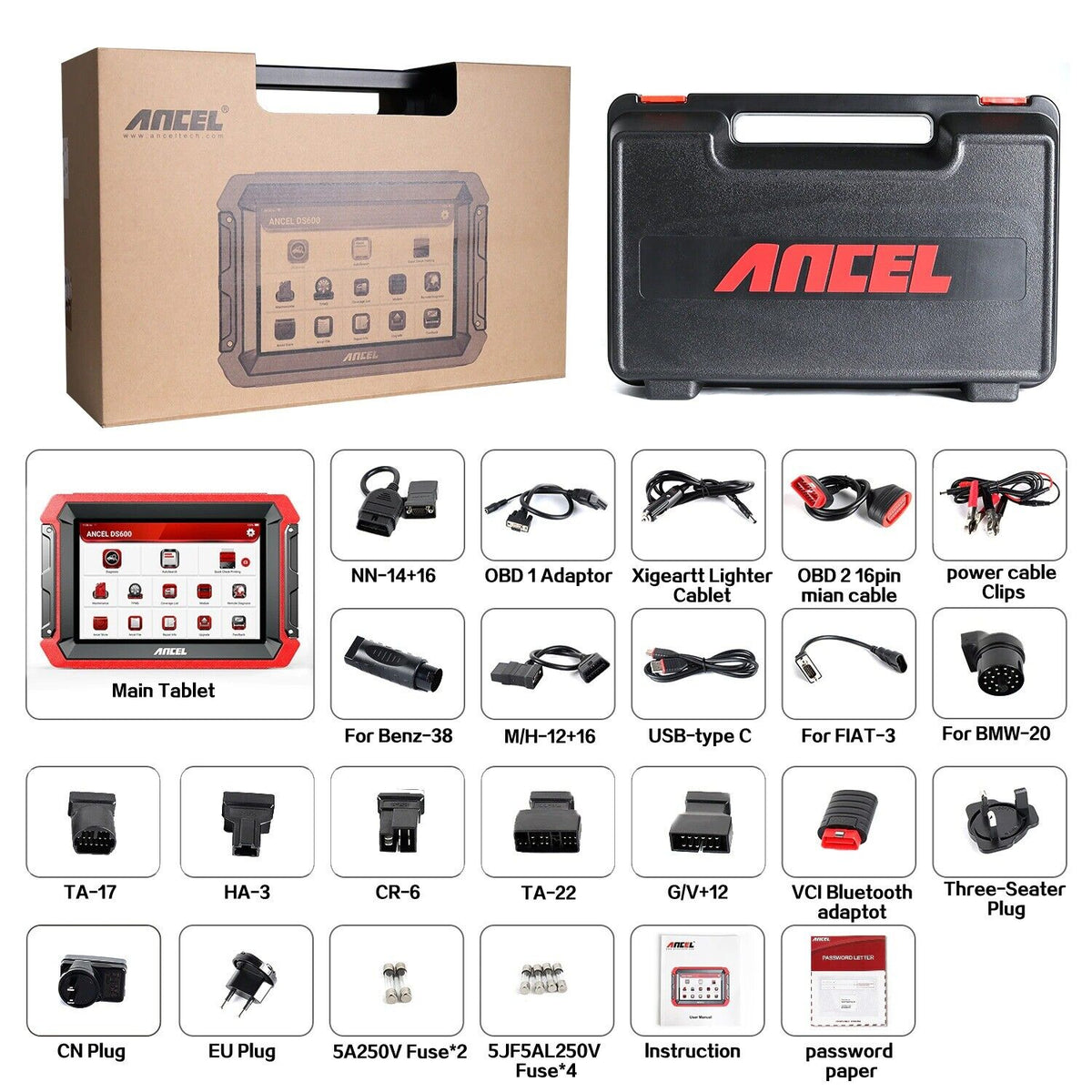 ANCEL DS600 Automotive Scanner - Auto Lines Australia Main image