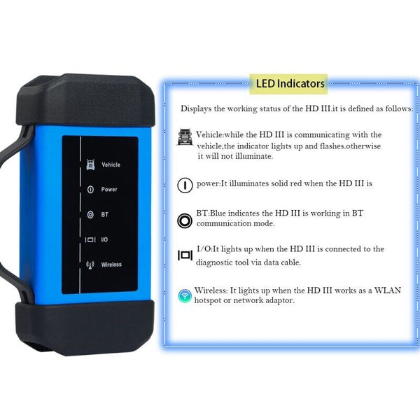 Original Launch X431 HD III Heavy Duty Module Truck Diagnostic Tool