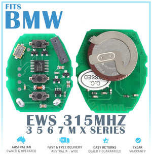 Fits BMW EWS Remote 3 Button Board 315MHZ With ID44 CHIP & Battery Keyless Key