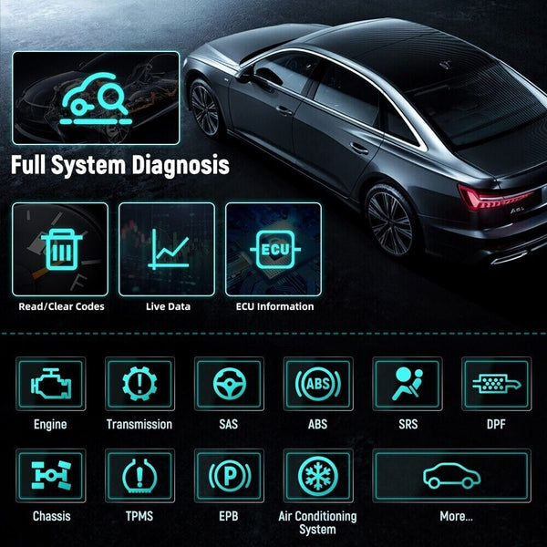 Foxwell NT726 OBD2 Automotive Scanner Professional All System Oil EPB DPF ABS Injector