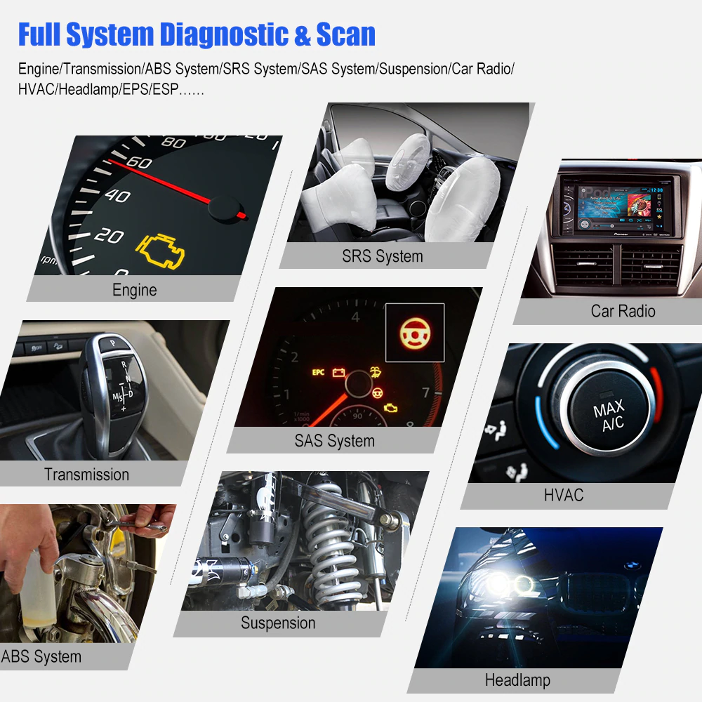 Foxwell NT624 Elite OBD2 EOBD Automotive Scanner Full System Diagnostic Oil EPB Secondary image