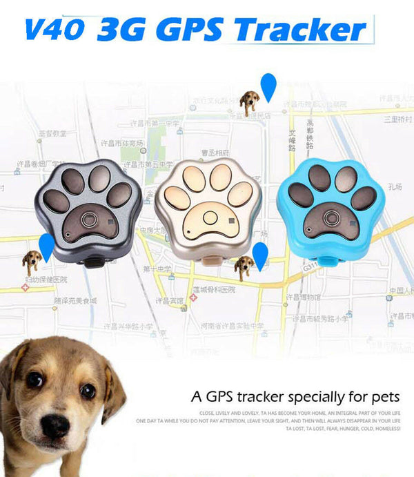 3G/4G Pet GPS Tracker Mini Animal Locator Tracking WiFi Device Cat Dog -Free APP