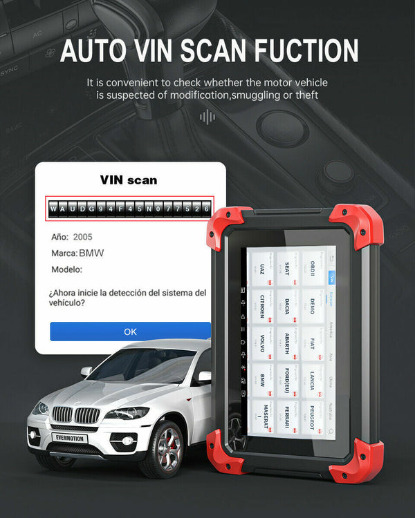 XTOOL D7 Car OBD2 All System Diagnostic Key Programming VIN Scanner ABS BMS IMMO - Auto Lines Australia