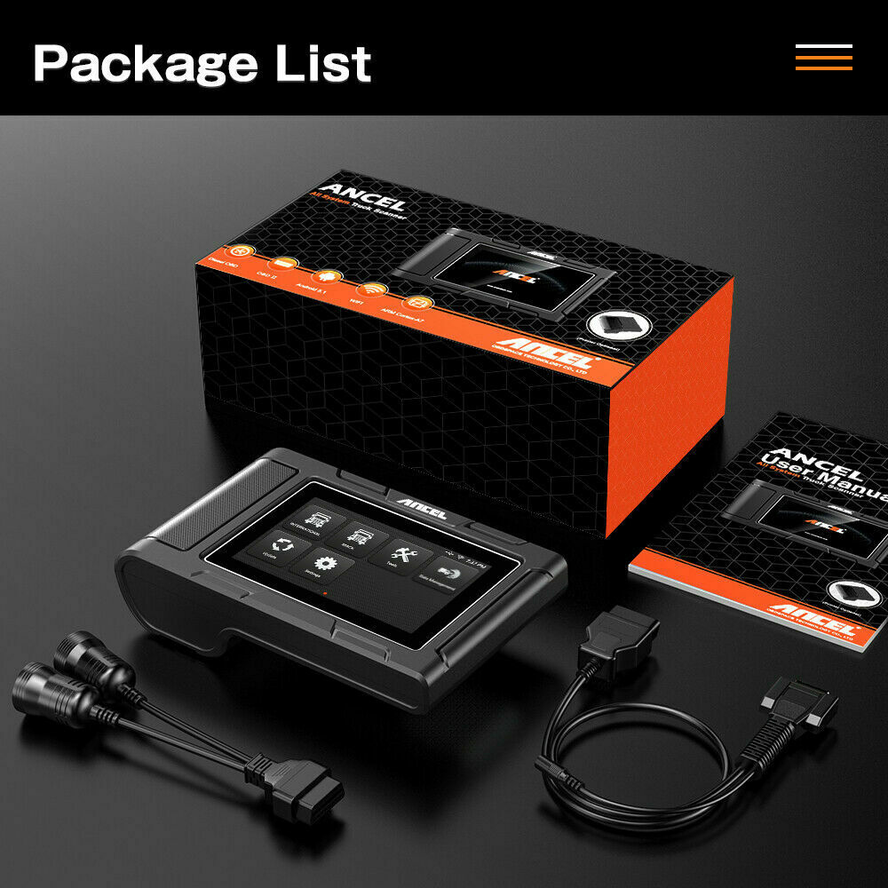 Ancel HD3100 24V Heavy Duty Truck OBD2 Scanner All System DPF Oil ABS Gearbox Diagnostic Tool - Auto Lines Australia