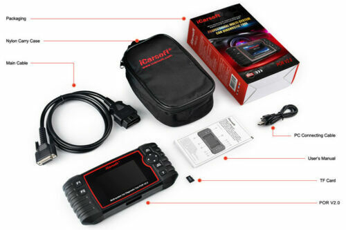 ICARSOFT POR V2.0 OBD2 CAR DIAGNOSTIC FAULT CODE SCANNER