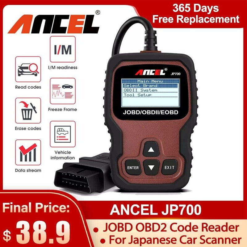 Ancel JP700 OBD2 Car Diagnostics Scanner JOBD EOBD Code Reader OBD2 Auto Scanner