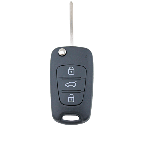 Fits HYUNDAI i30 i20 Elantra 3 Button 433MHz ID46 Chip Remote Complete Flip Key