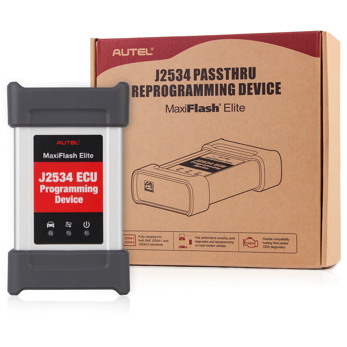 Autel MaxiFlash Elite J2534 ECU Programming Tool Fit for Maxisys MS908/MS908P