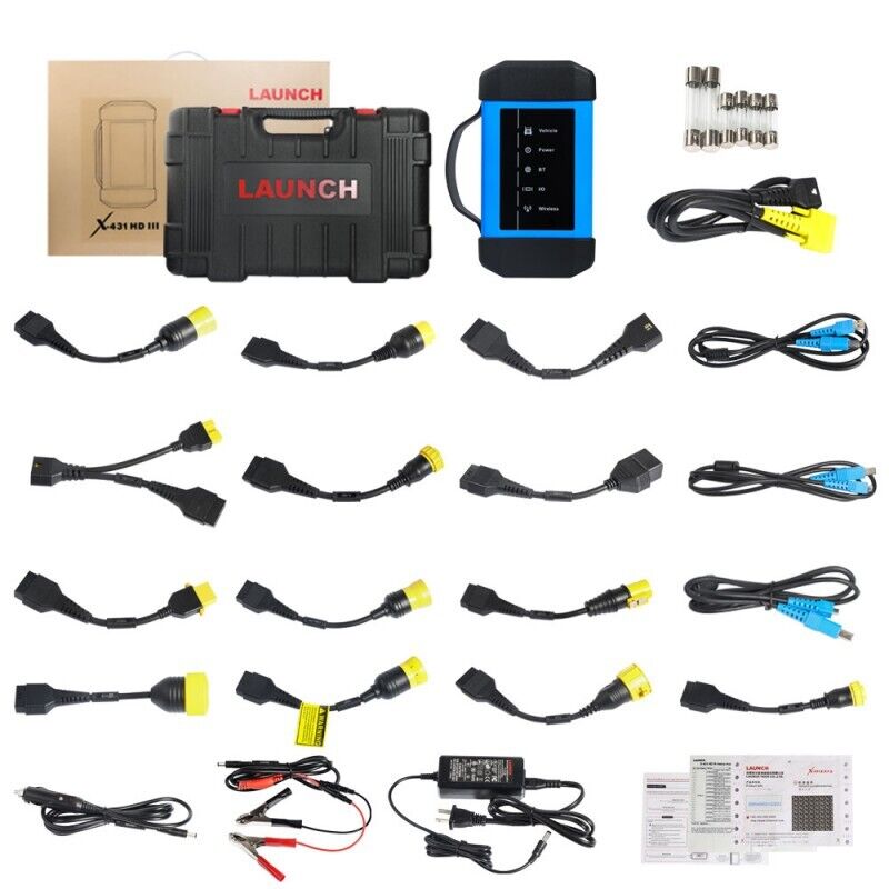 Launch X431 V +4.0 WIFI/Bluetooth 10.1inch Tablet/HD3 Heavy Duty Adapter 12/24 V